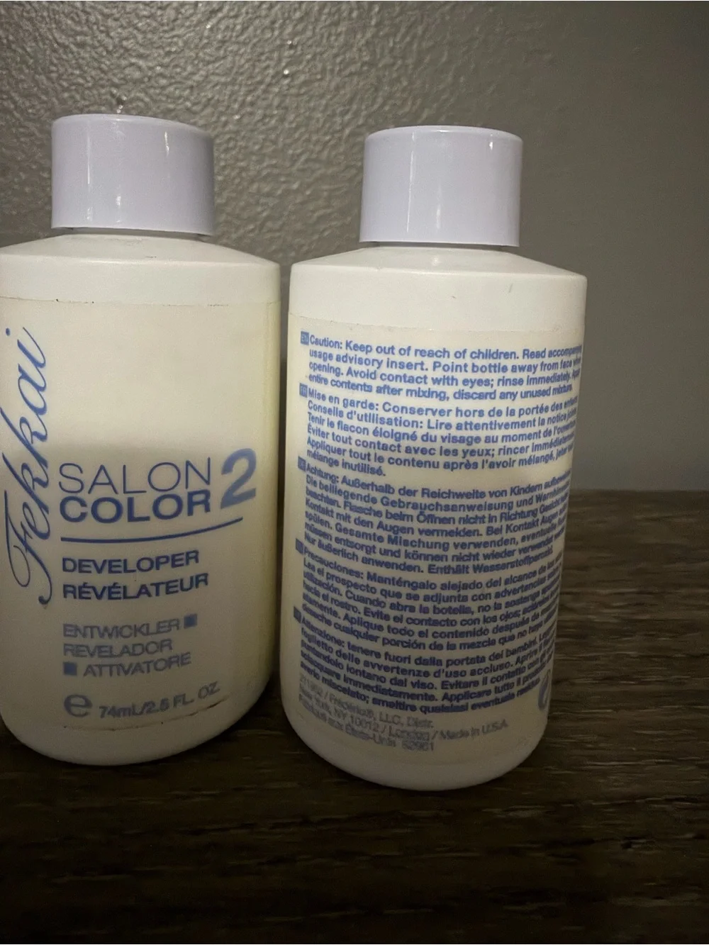 Fekkai Salon Color 2 Developer -2 pack brand new